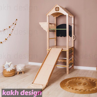 مجموعه بازی مونتهسوری برج چوبی بازی کد B01